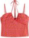 Scotch & Soda Dames Tops U9A00700T House of Mirrors Pink Gestreept Mouwloos Coton
