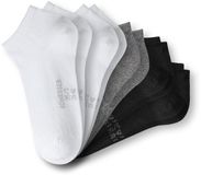 Schiesser Bluebird sneakersokken 10-pack Heren Katoen Maat 43-46 Gesorteerd