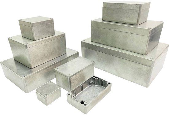 Gainta G113 Universele behuizing 115 x 90 x 55 Aluminium Aluminium gelegeerd Aluminium (naturel) 1 stuk(s)