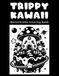 Trippy Kawaii Monochrome Coloring Book