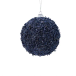 Boule de Noël mousse d8cm bleu nuit