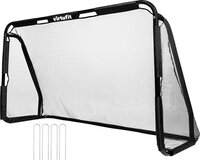 VirtuFit Voetbaldoel Pro - Voetbalgoal - 120 x 80 x 60 cm - Zwart - Senior