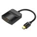 Watio Wave Converter: Mini-DisplayPort naar HDMI-converter, compact, zwart, ondersteunt audio en video, plug and play, eenvoudig te bedienen