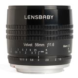Lensbaby Velvet 56 - Nikon F - Focale fixe - Macro - 62mm - Noir