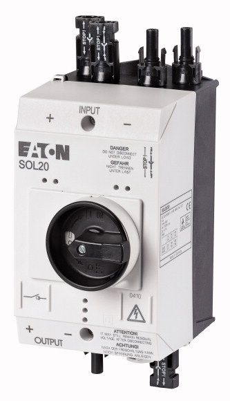 Eaton SOL20/2MC4 - Elektrische schakelaar - Zwart, Wit