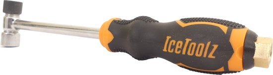 Icetoolz compressorhandvat 240A911 alu/rubber oranje/zwart