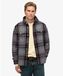 Superdry Zwaar blauw geruit overhemd