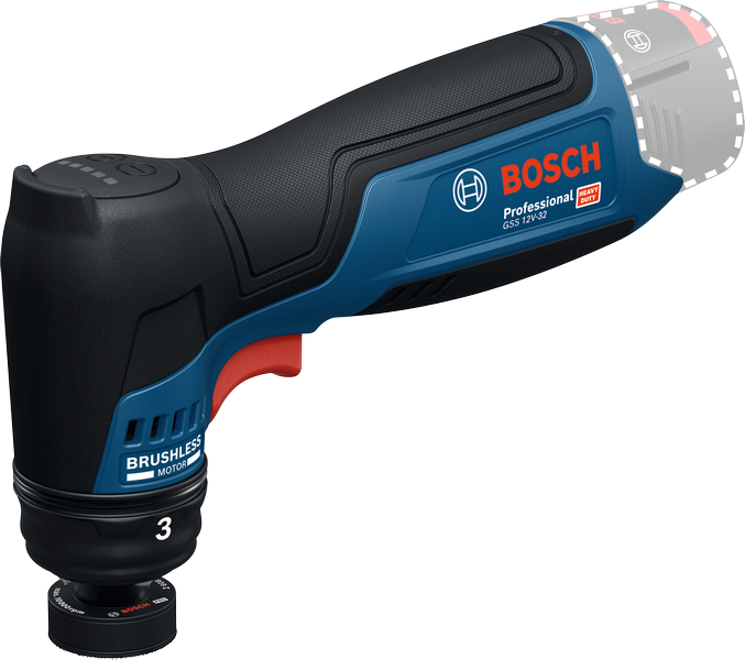 Bosch Blauw GSS12V-32 Accu excentrische schuurmachine