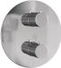 Brauer Chrome Carving - 3 Weg - Inbouwthermostaat - Rond - In/afbouwdelen - Chroom