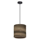 LEDVANCE Pendelleuchte Decor Cardboard Cylinder braun E27 250mm