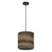 LEDVANCE Pendelleuchte Decor Cardboard Cylinder braun E27 250mm