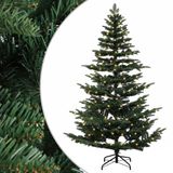 vidaXL Kunstmatige Inklapbare Kerstboom 150 cm 150 LED's Warmwit