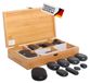 Merkloos Set van 45 Hot Stone Massagestenen voor Wellness en Warmtetherapie