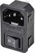 Tru Components TC-10088420 Prise d'appareil (froide) C14, montage vertical Nombre total de pôles : 3 10 A Noir 1 pièce(s)