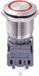 TRU COMPONENTS 701930 LAS1-BGQ-11ZE/R/12V Bouton-poussoir résistant au vandalisme 250 V/AC 5 A 1x marche/arrêt Continu Rouge IP67