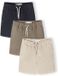 Minoti korte broek jongens 3-pack - knielengte
