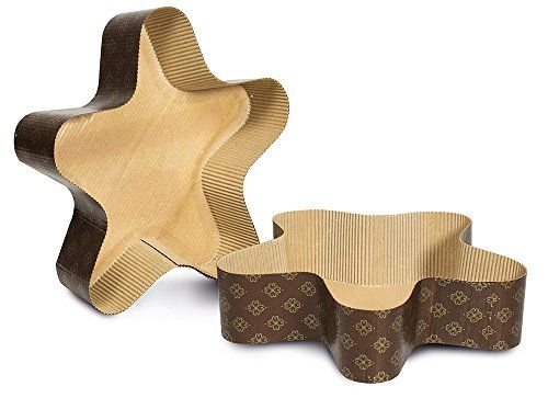 Guardini Ster/Pand bakvormen papier - 500 gr - 3 stuks