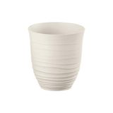 Guzzini - Tierra, gerecycled plastic laagglas - Melkwit, Ø 9xh9,5 cm | 350 cc - 179501156