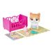 Simba Pamper Petz Kitty Interactieve kattenbaby met drink- en vochtfunctie, slaapogen, luier met kleurwisselfunctie, magische poot en stapelbaar bed, vanaf 3 jaar
