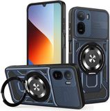 Techsuit Hoesje geschikt voor Xiaomi Redmi A7 Pro - RuggedCam Back Cover - Geschikt voor MagSafe - Blauw