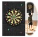 Solidchoice - Protection murale pour fléchettes en feutre - Auto-adhésif, 30 x 30 cm, 6 Pièces