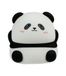Cartomania Lamp met panda-geluid, nachtlampje, zwart, 7 kleuren, 3 geluiden, siliconen, voor kinderen en jongeren, cadeau-idee
