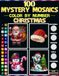 100 Mystery Mosaics Christmas: A Mosaic Pixel Art Coloring Book for Adults and Teens