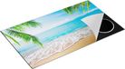 Chefcare Inductie Beschermer Tropisch Strand en Zee - 89,6x51,6 cm