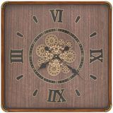 ATMOSPHERA CREATEUR D'INTERIEUR Horloge Archie 60x60cm marron