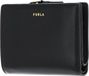 FURLA Portemonnee en cuir Nuvola Compact Wallet Nero Noir