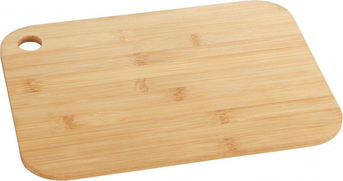 WENKO Snijplank - 33 x 25 cm - Bamboe - Naturel