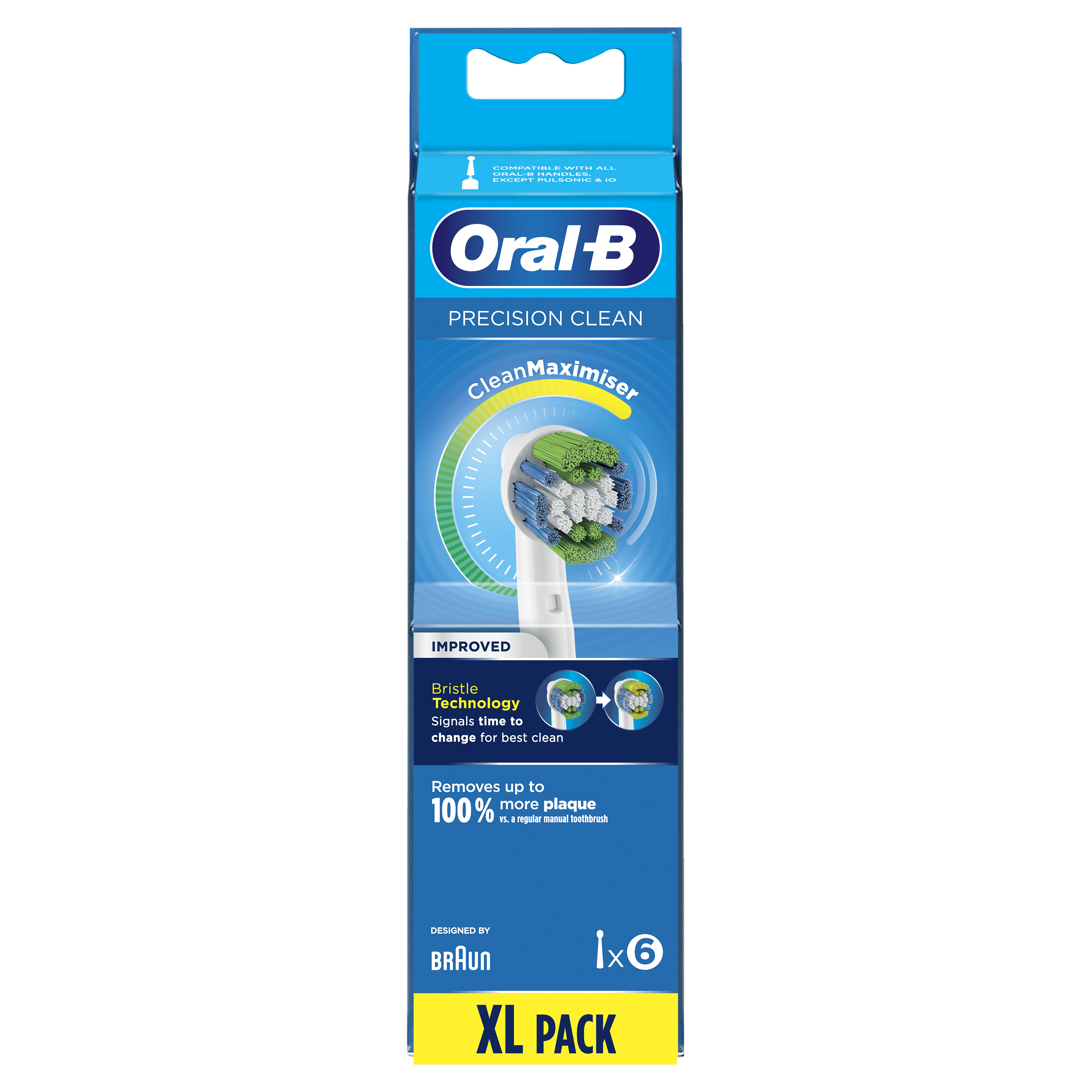 Oral-B Precision Clean Opzetborstel Met CleanMaximiser-technologie, Verpakking Van 6 Stuks