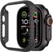 Nekit Fiber - Apple Watch Ultra 3/2/1 Hoesje Kevlar Bumper Cover Dun Zwart