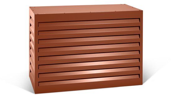 Evolar EVO-COVER-SR Airco & Warmtepomp Buitenunit Omkasting - Small - Steenrood