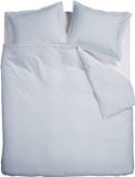 Ambiante Satin Uni dekbedovertrek - Tweepersoons - 200 x 200/220 cm - Licht blauw