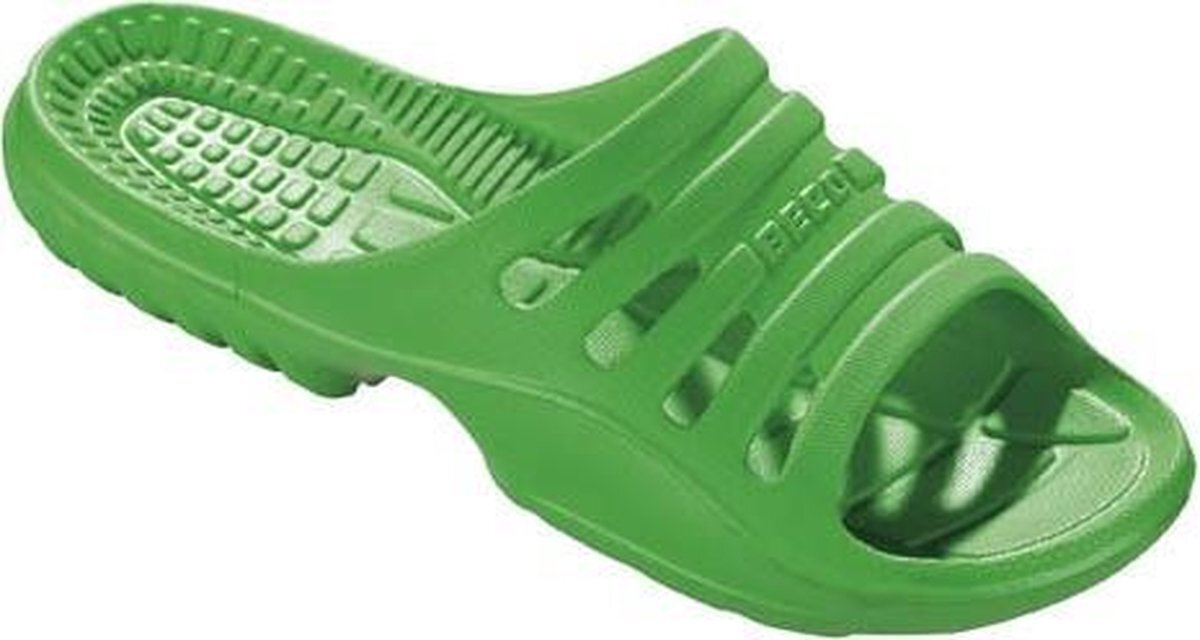 Beco badslippers groen dames