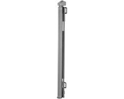 VEVOR Intrekbaar Babyhekje, Hondenhekje, Uitschuifbaar Tot 145 Cm Breed / 98 Cm Hoog, Traphekje met Veiligheidsslot, Gaasveiligheidshekje voor Trappen En Gangen, Binnen/Buiten, Grijs