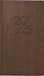 BRUNNEN Zakagenda model 756 (2025) "Nature", 2 pagina's = 1 week, A6, 144 pagina's, balacron-omslag, bruin