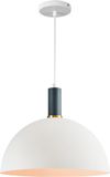 QUVIO Hanglamp retro - Wit - Diameter 36 cm