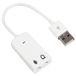 Icecat Carte Son USB Externe Portable - Blanc