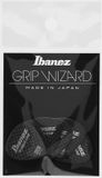 Ibanez PA16HRG-BK Rubber Grip Plectrums 1.0mm (Black) - Plectrum set