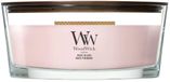 WoodWick Hearthwick - Rose Blush - Bougie parfumée Ellipse - 50 heures de combustion