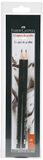 Faber-Castell B-9000-2B-2 - blisterverpakking met 2 CASTELL 9000 grafietpotloden, schaal 2B