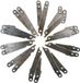 Allecto plus - 10 Stuks Antiek Brons Deksel Ondersteuning Scharnieren voor Kast Deur Meubels - Decoratief en Functioneel - 68x11mm