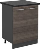 Vicco R-Line Keukenonderkast – 60 cm, WB Antraciet Edel grijs