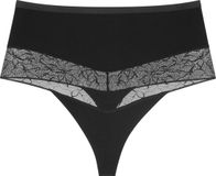 Triumph Comfort Contour Highwaist String Dames Onderbroek - Zwart