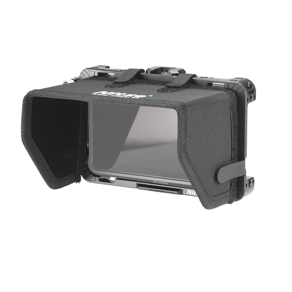 Nitze Nitze JT-A02B Monitor Cage met Zonnekap voor Atomos Ninja V/ V+ Monitor