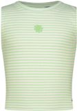 Vingino Icon-Crop stripe rib top Meisjes Top - Patina green