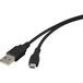 Renkforce RF-4316220 Câble USB USB 2.0 1 m USB A Micro-USB B Noir