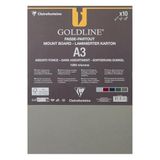 Clairefontaine 96817C Pakket Goldline Gecacheerd Karton voor Passe-Partout A3 29,7x42 cm 1,25 mm Dik - 10 Gecacheerde Vellen met Witte Kern - Donker Assortiment - Ideaal voor Inlijsten